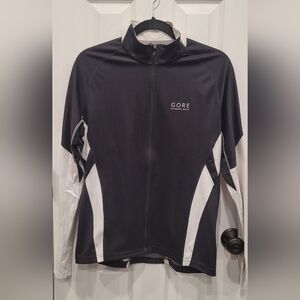 Gore Running Wear Windstopper Black White Softshell SWAIRT Jacket - M